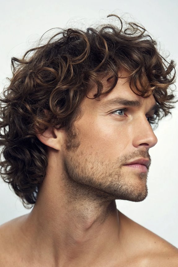 casual wavy hairstyle cut