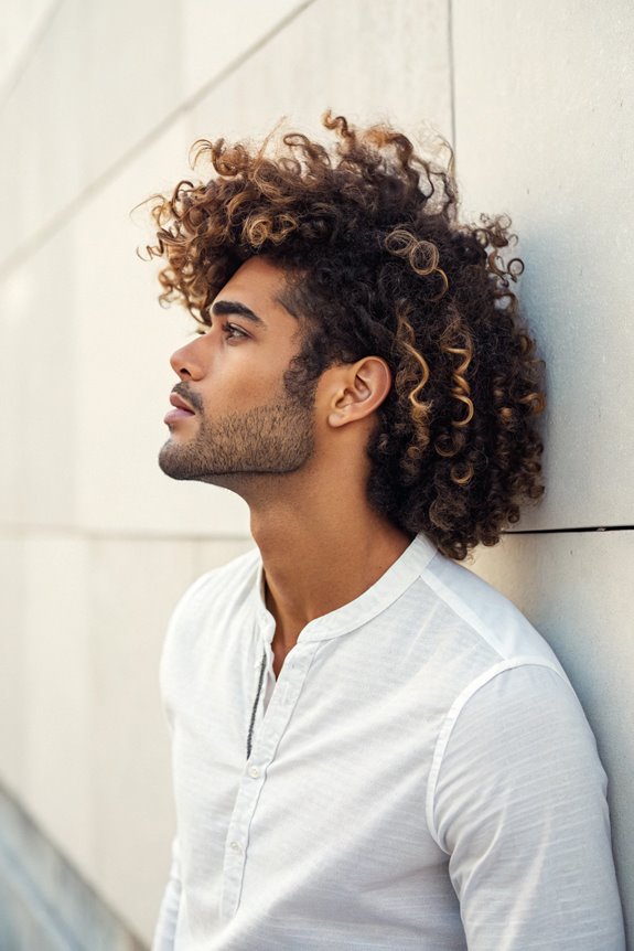 layered hairstyle with curls