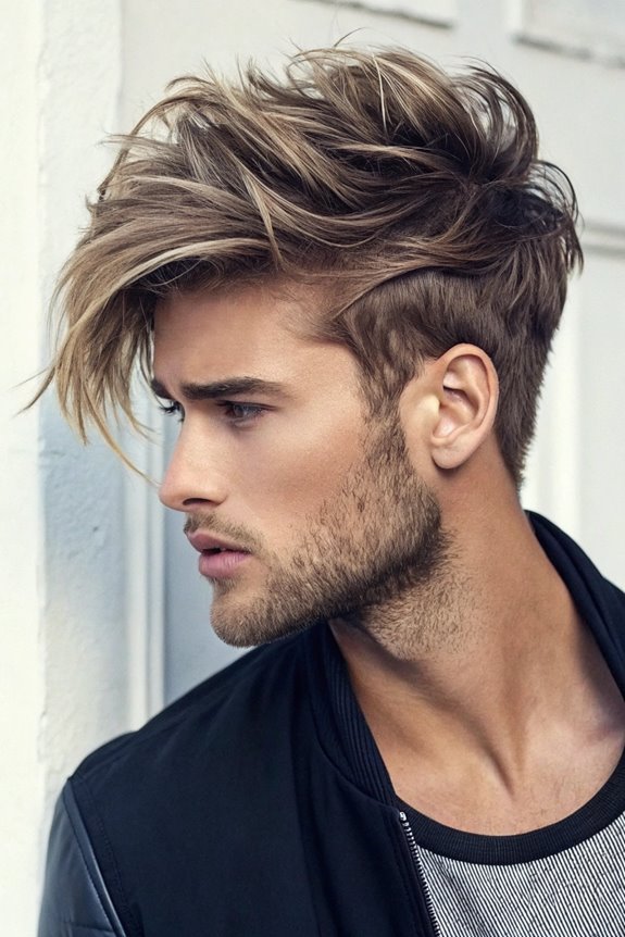 men s trendy wolf haircut