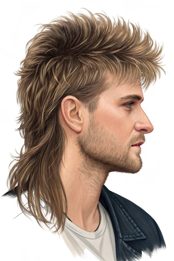 shaggy mullet haircut for men