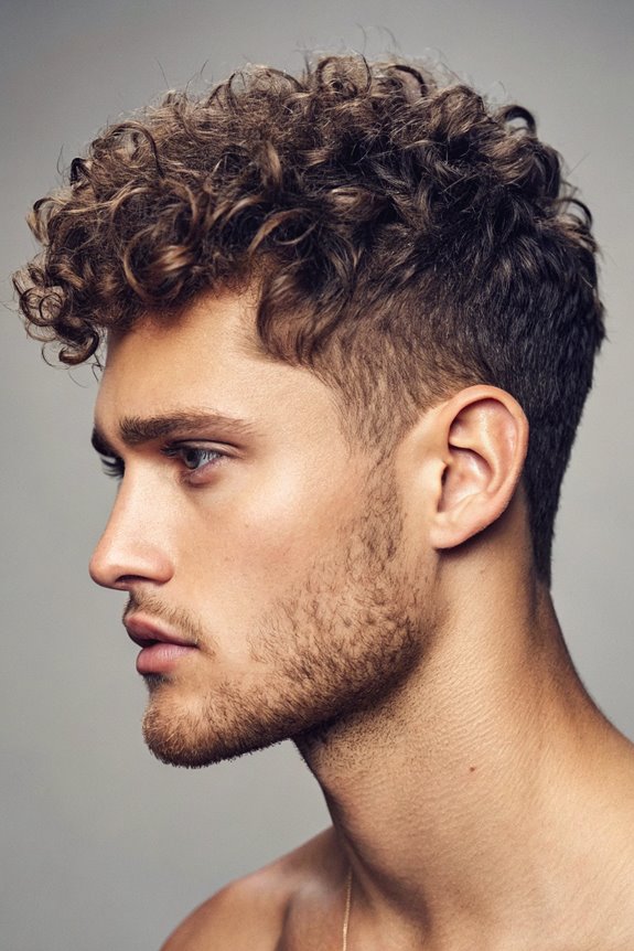 short curly buzz cut