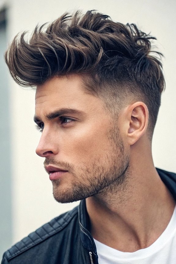 stylish chaotic textured hairstyle