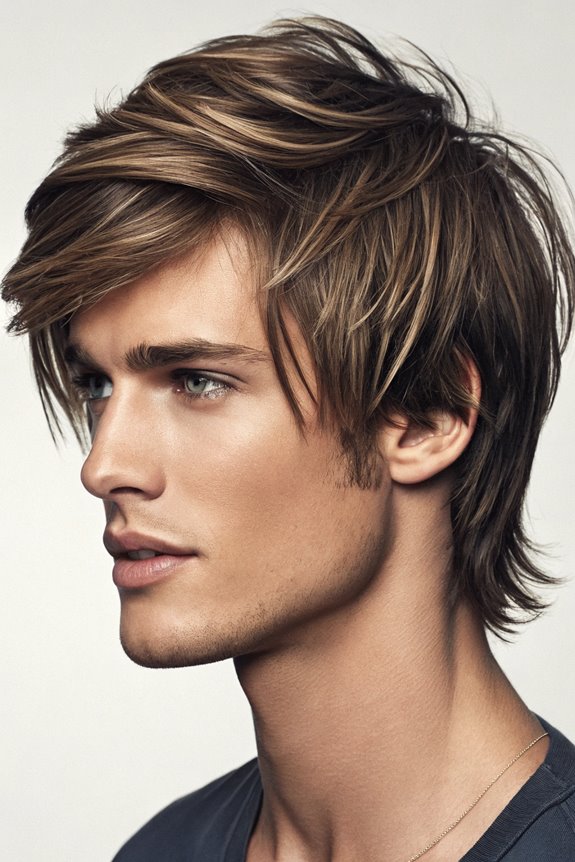 stylish layered hair cut