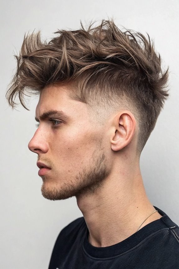 stylish layered mullet hairstyle