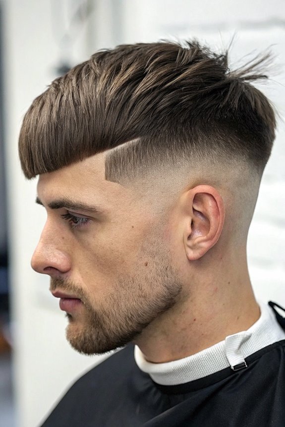 stylish low fade haircut