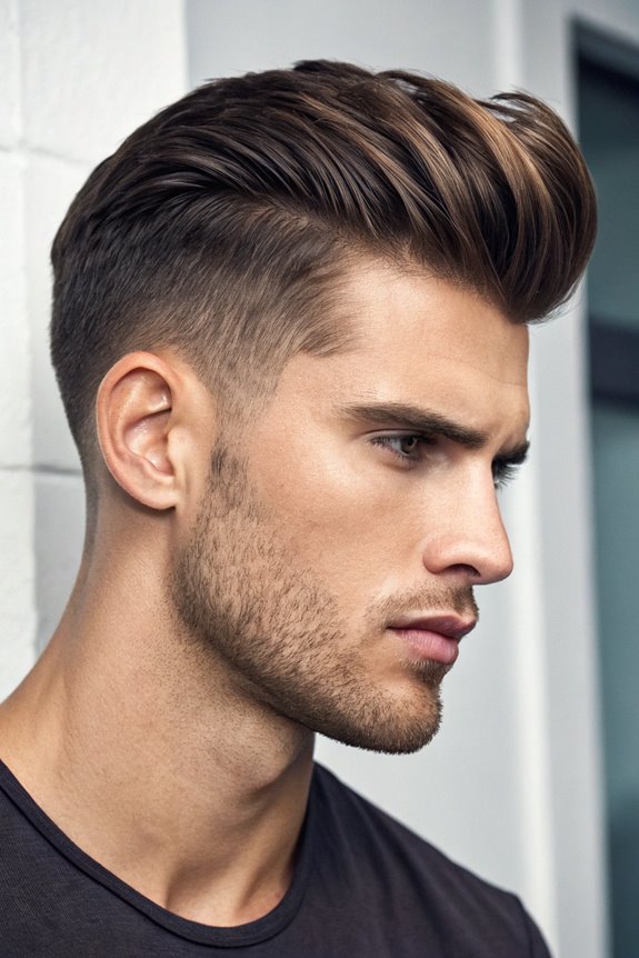 stylish low fade haircut