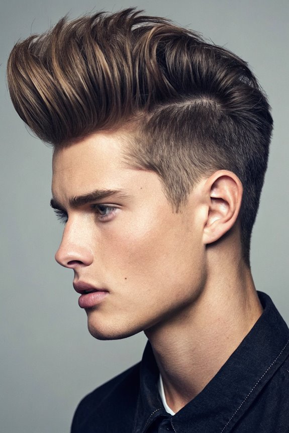 stylish modern hairstyle choice