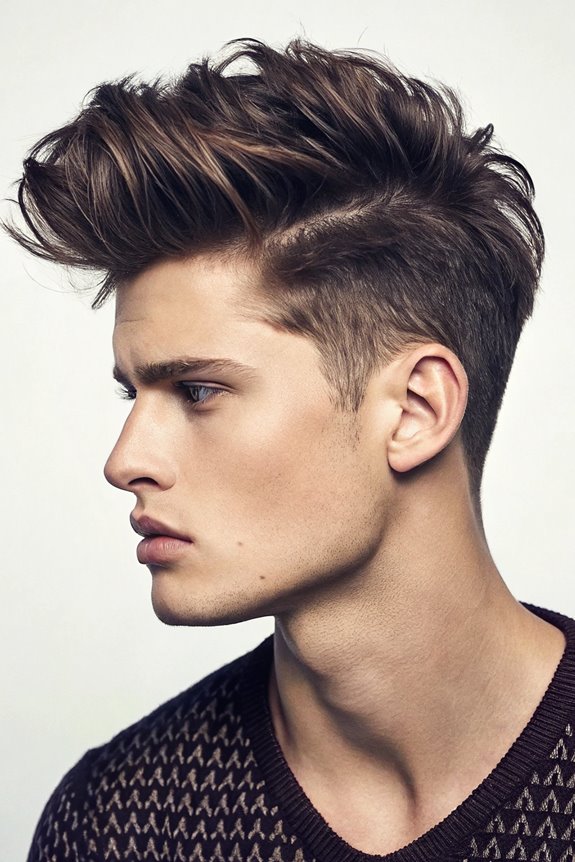 stylish modern hairstyle trend