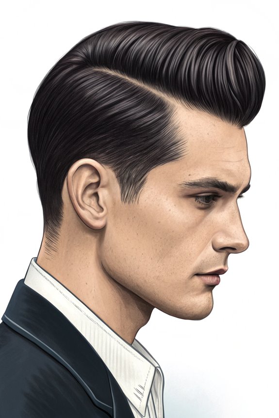 stylish retro hairstyle choice