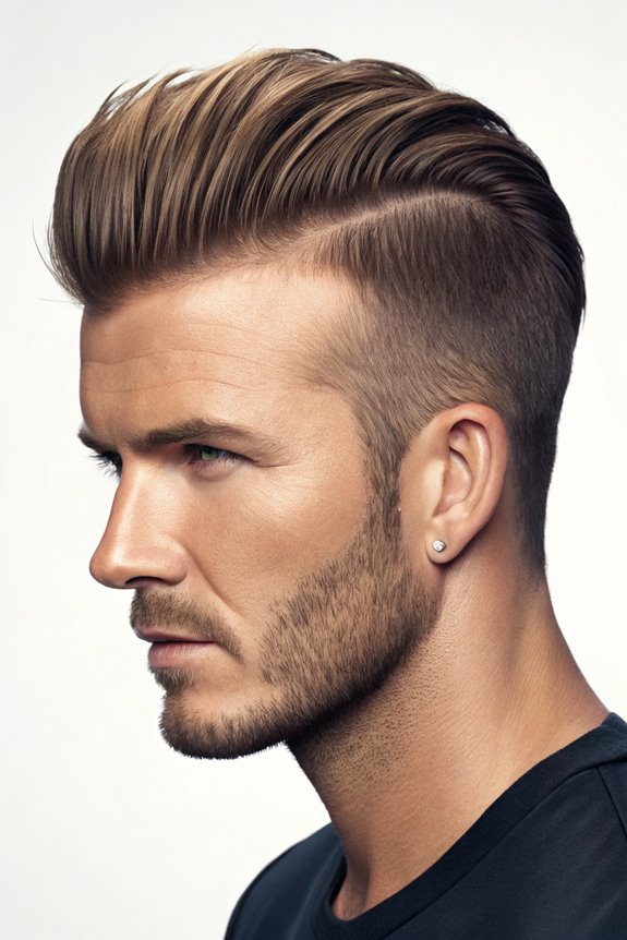 stylish soccer star haircut