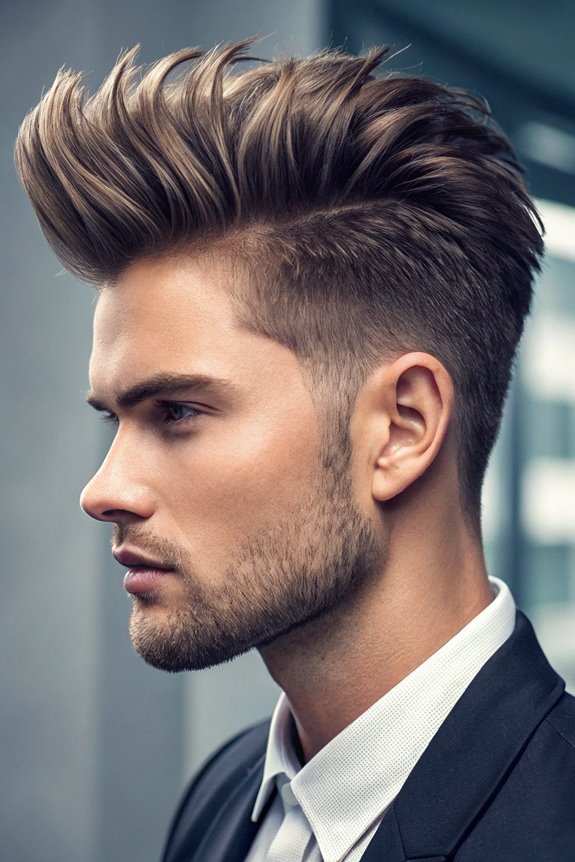 stylish textured hairstyle option