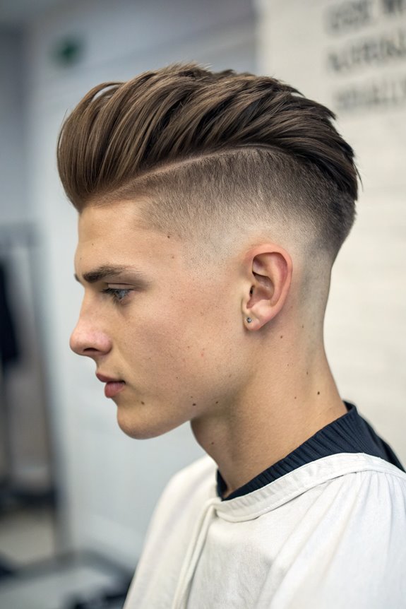 stylish undercut with length