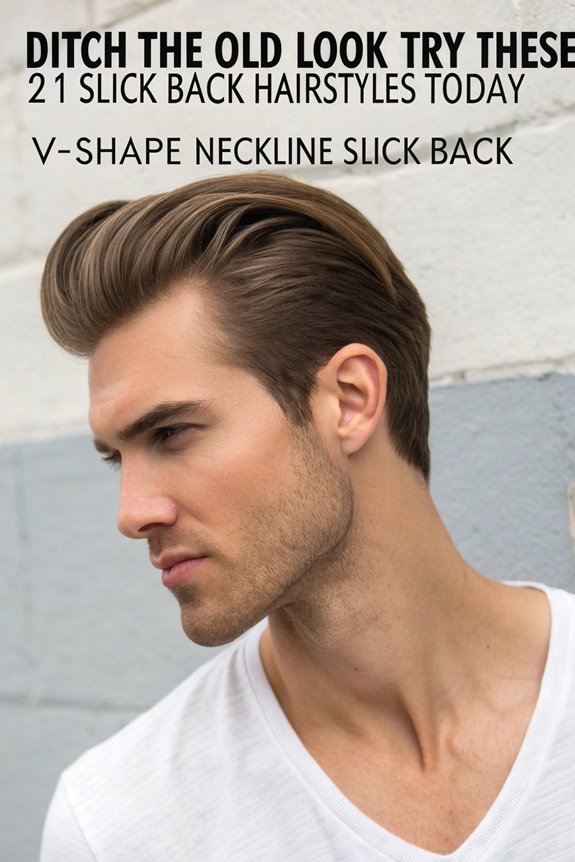 stylish v neck hairdo