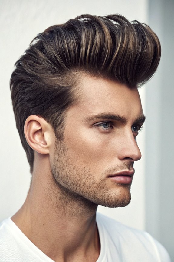 stylish voluminous timeless hairstyle