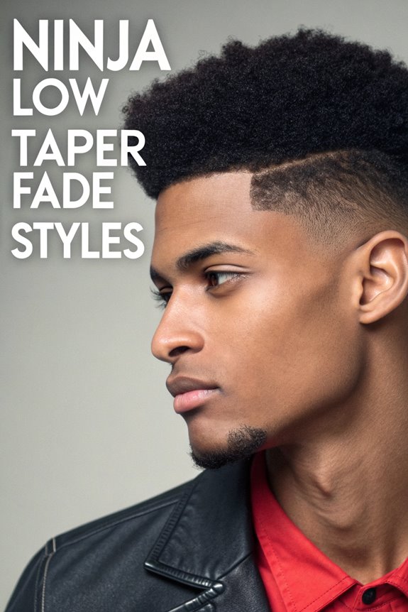 tapered afro with fade