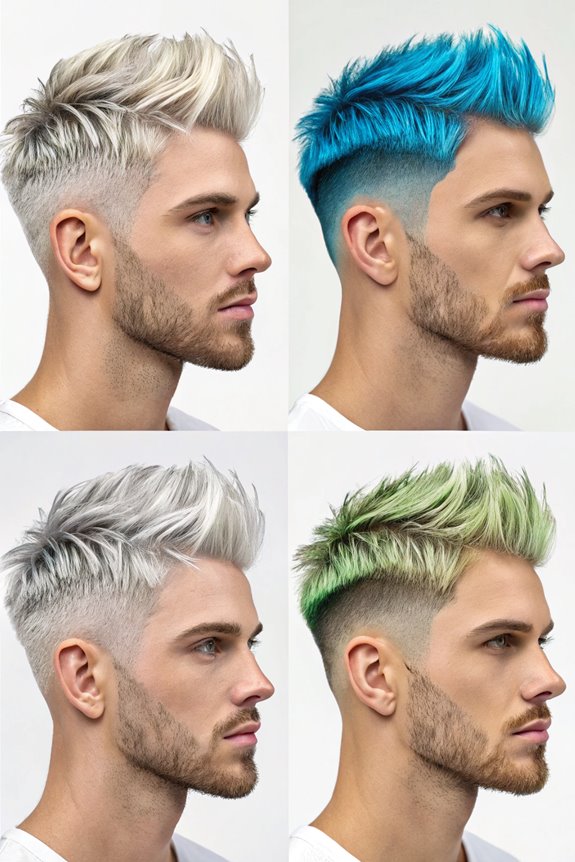 trendy highlighted hairstyle choice